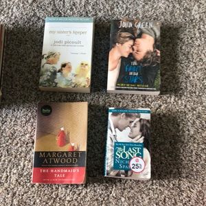 4 paperback books
